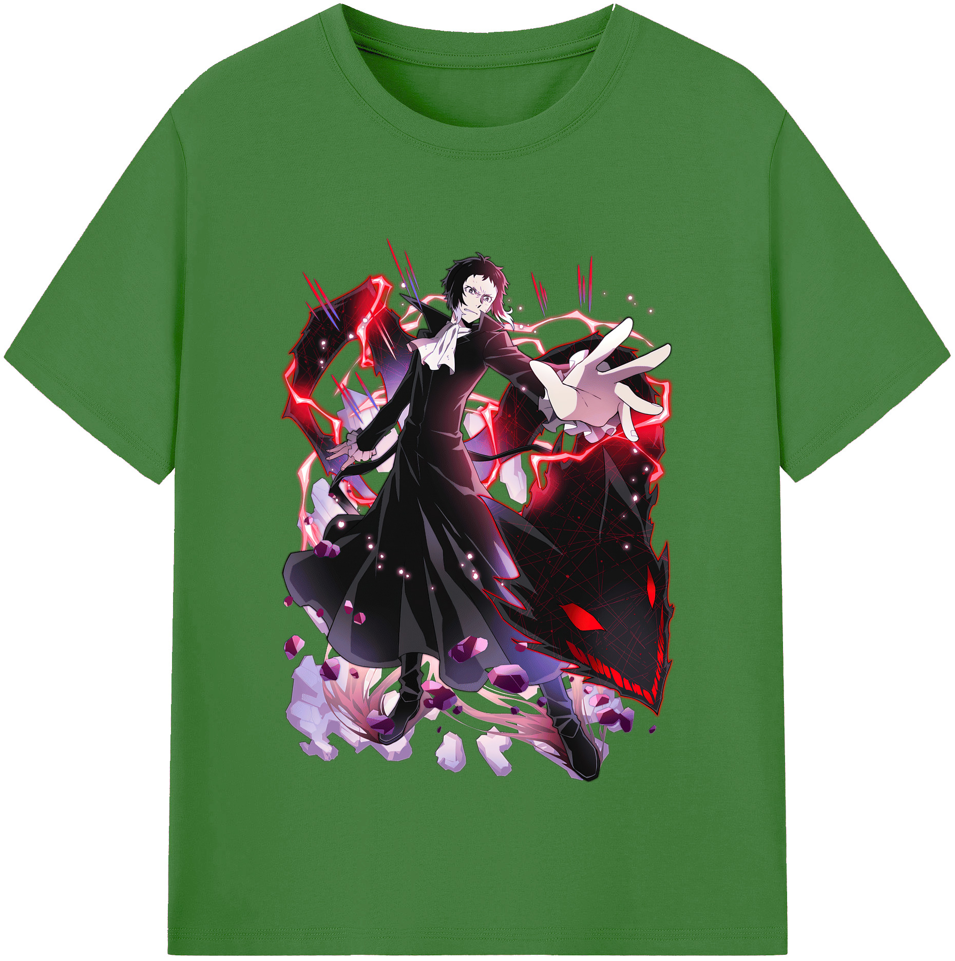 （画像用） 文豪ストレイドッグス Bungo Stray Dogs レディースカジュアルプリントTシャツ（綿100％）